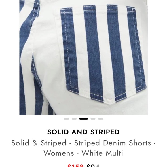 Solid and Stripe denim shorts - Picture 7 of 10